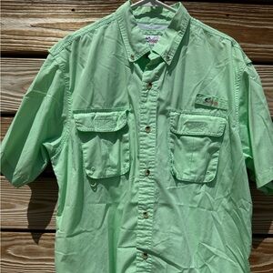 Worldwide Sportsman Fishing Shirt- Mint Green